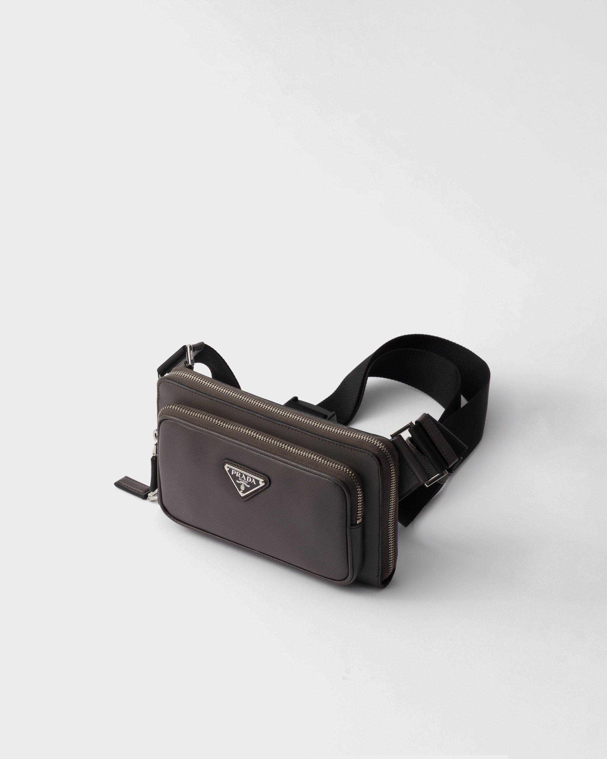 Saffiano leather belt bag - 3