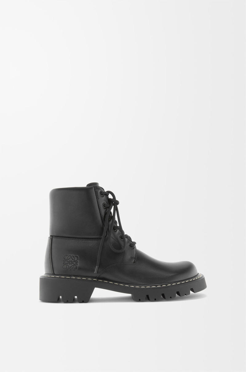 Sierra combat ankle boot in vegetable-tanned calfskin - 1