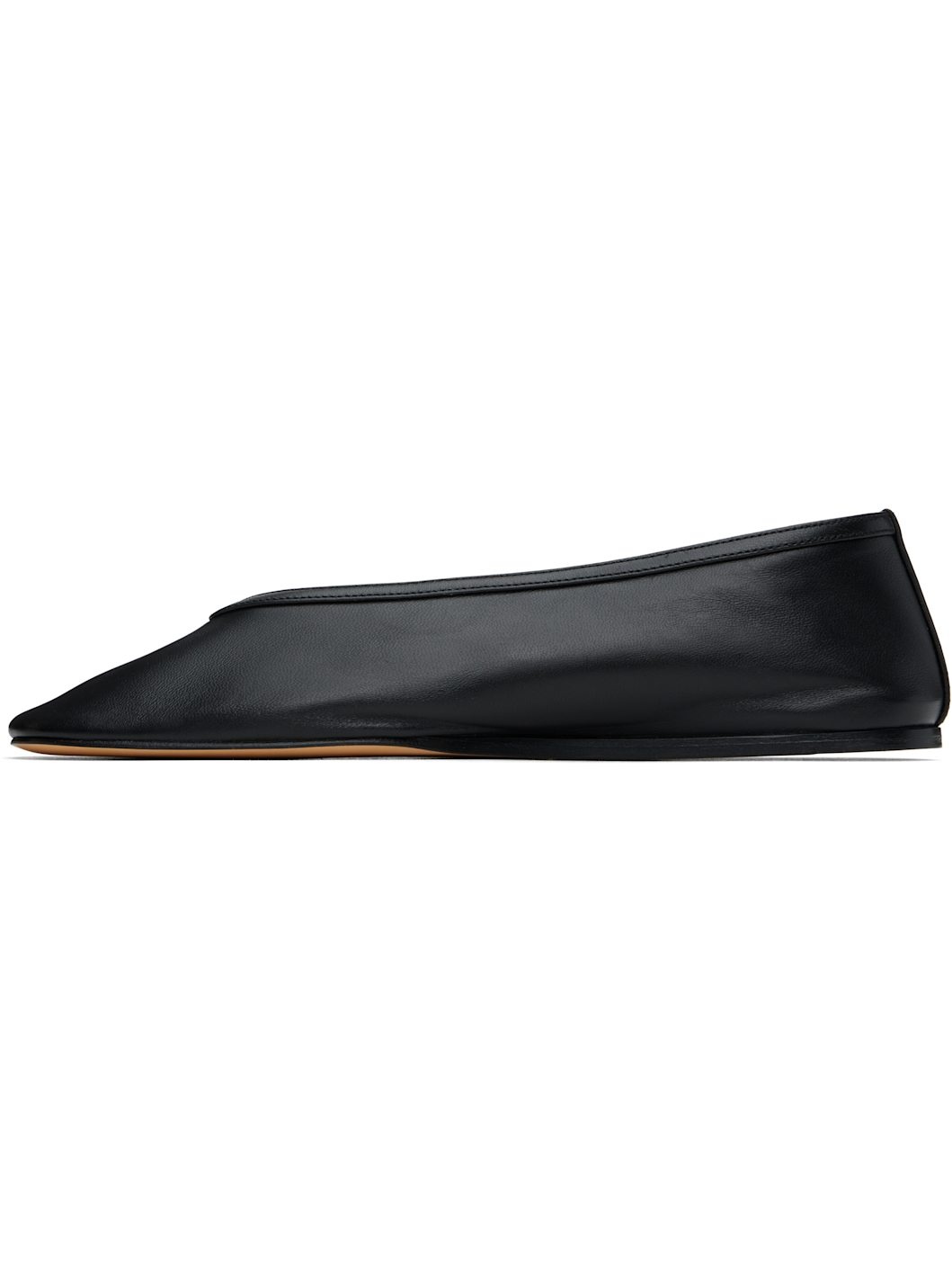 Black Luna Ballerina Flats - 3