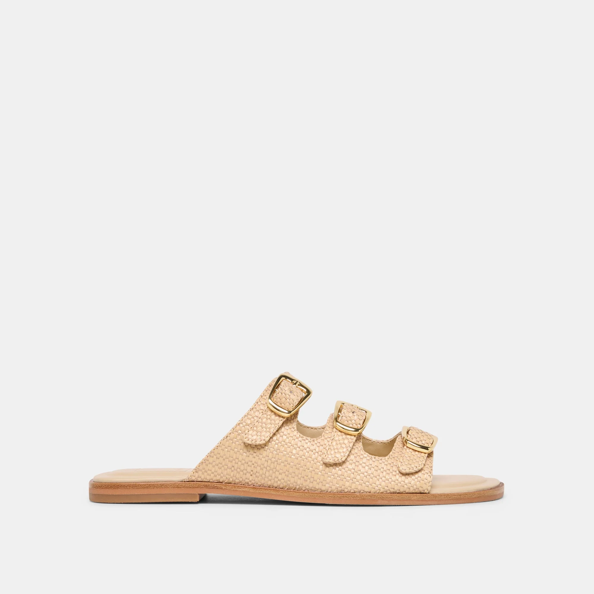 FIN SANDALS SAND RAFFIA - 1