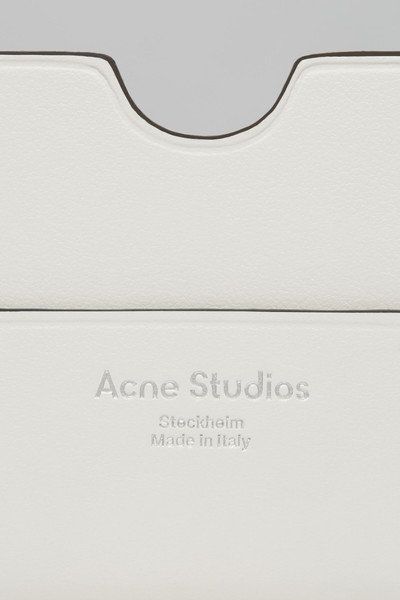 Acne Studios Cardholder white/black outlook