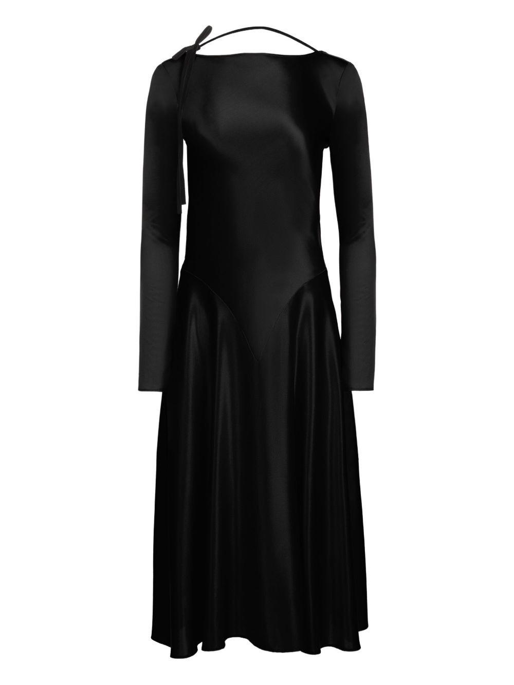 satin midi dress - 5