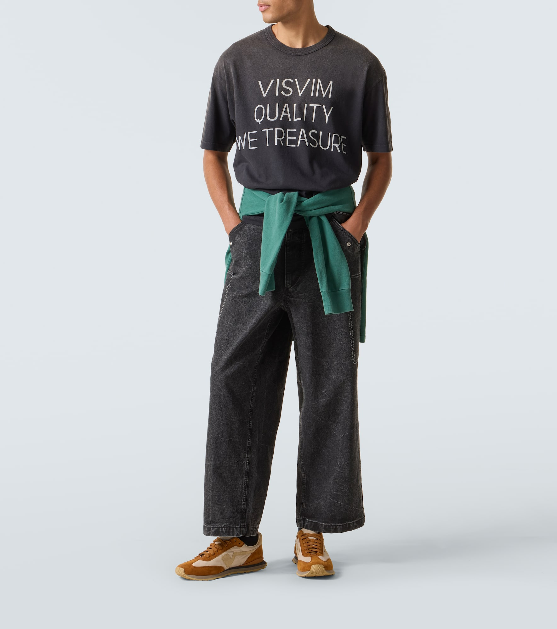 Jumbo printed cotton-blend T-shirt - 2