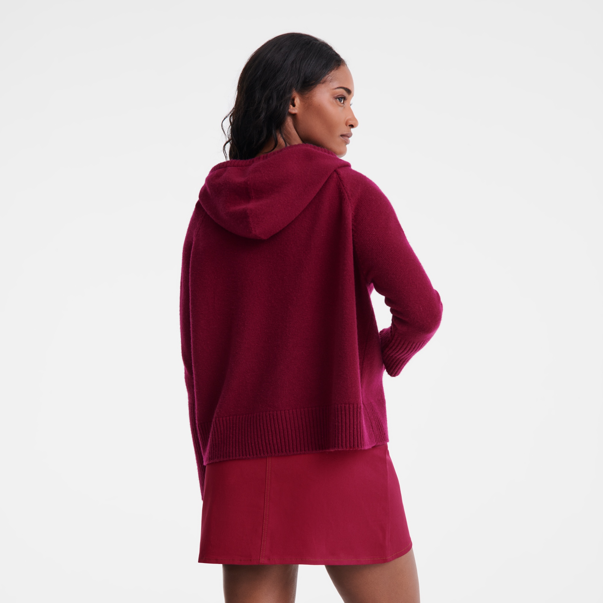 Hoodie jumper Beetroot - Knit - 3