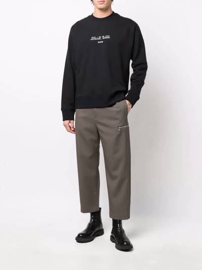 OAMC straight-leg belted trousers outlook