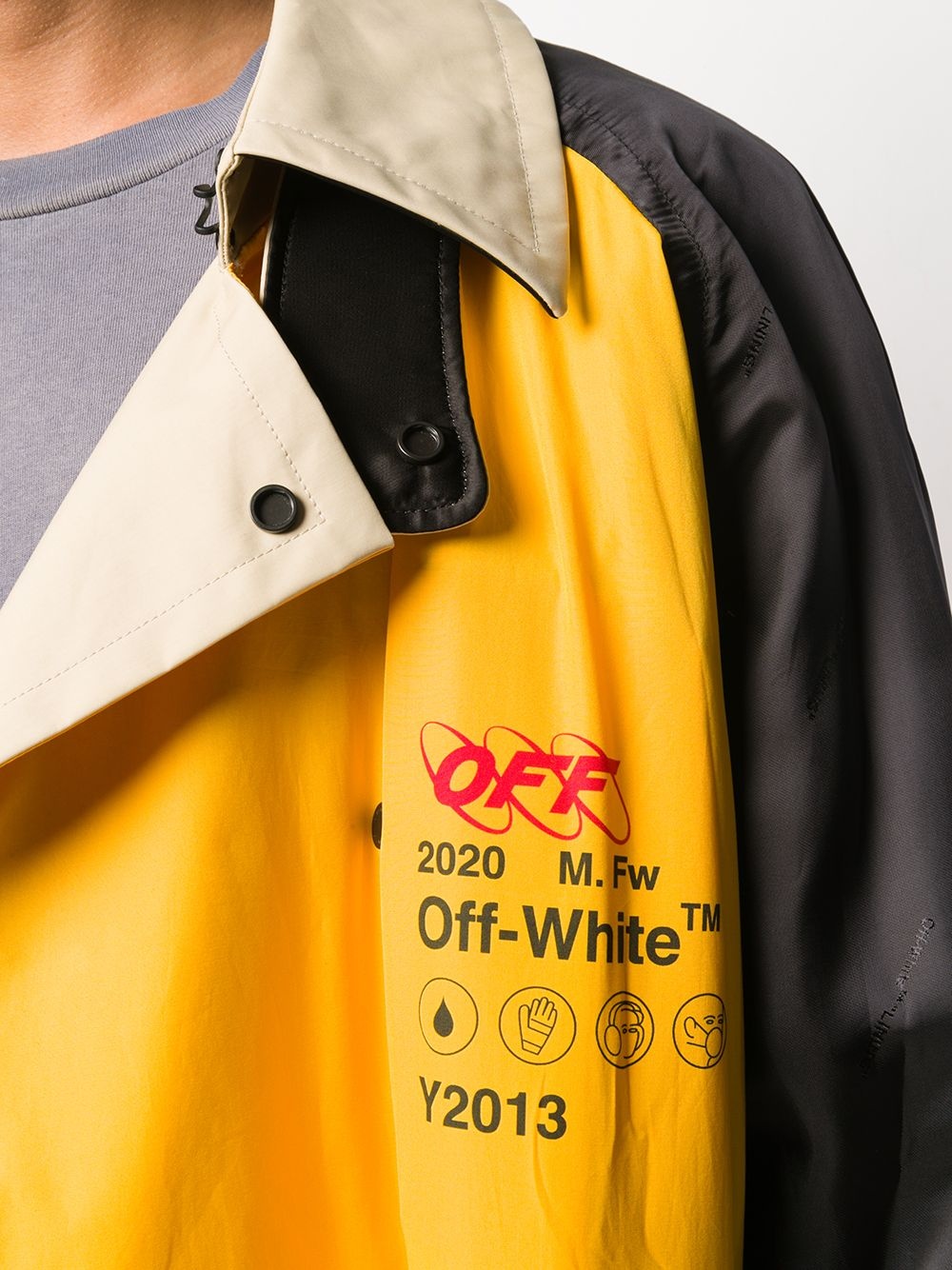 Industrial oversized trench coat - 5