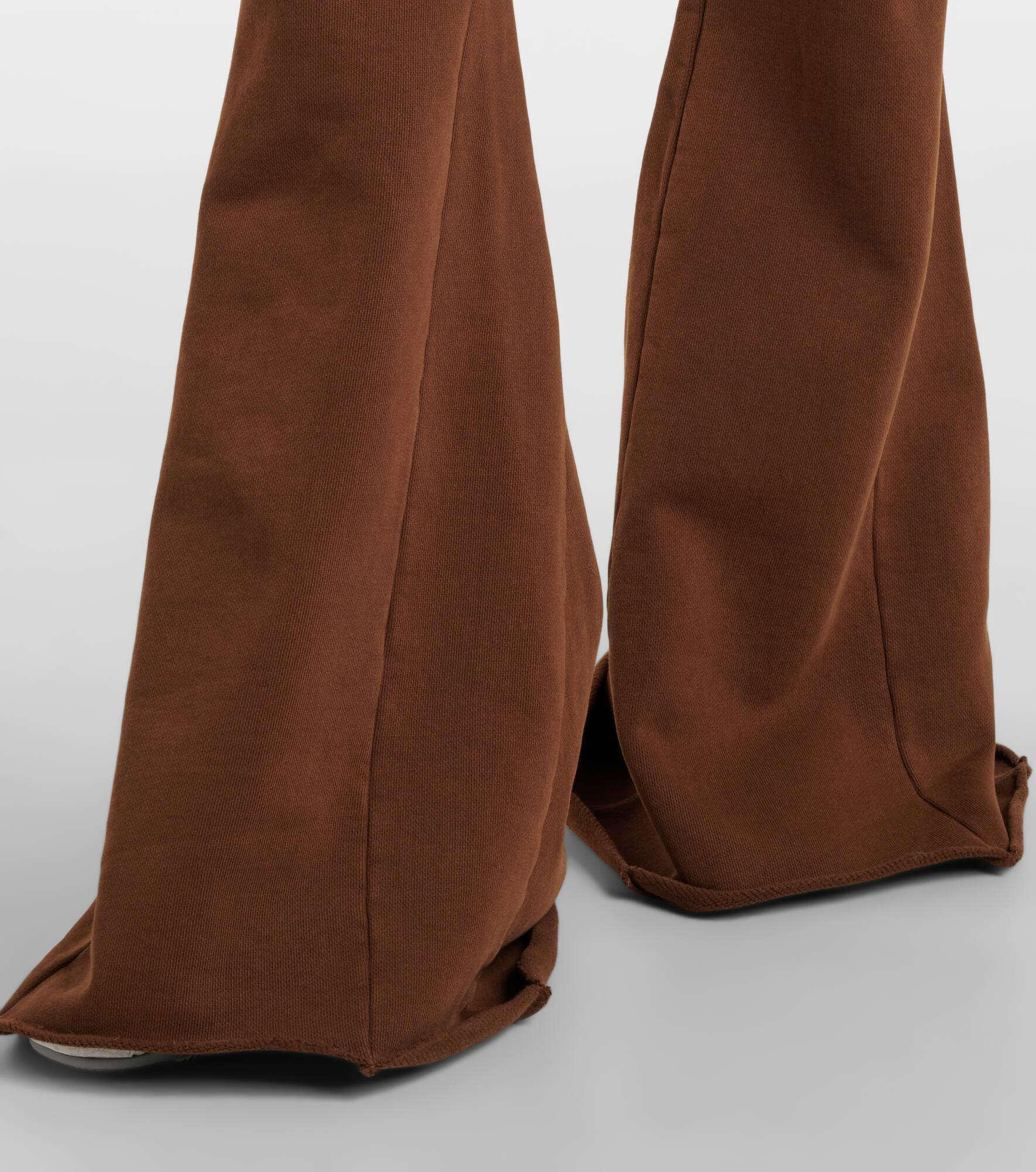 Flared cotton jersey sweatpants - 5