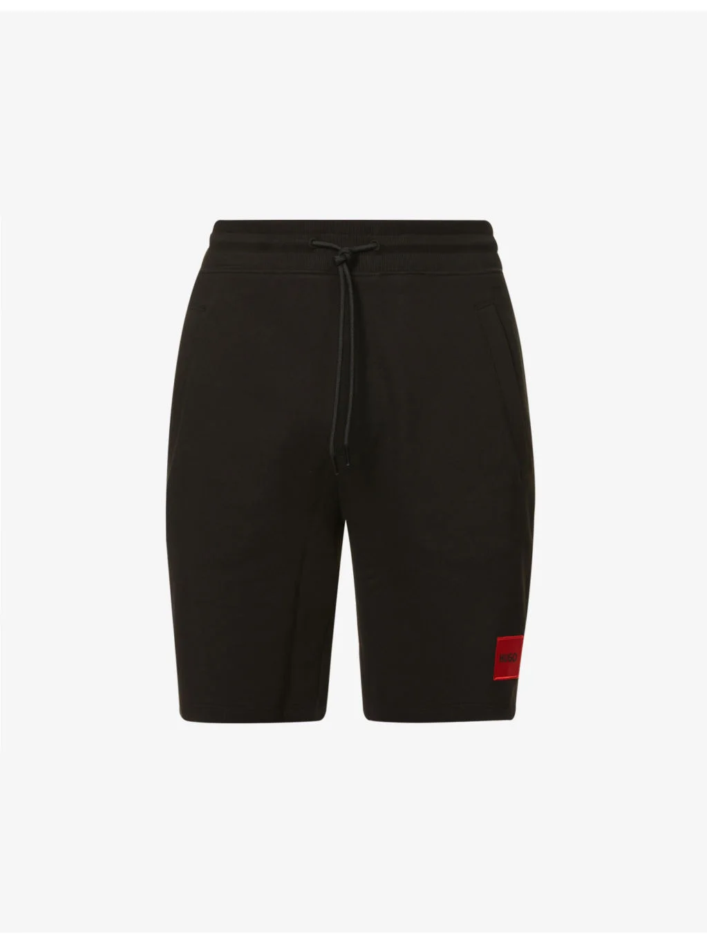 Logo-patch relaxed-fit cotton-jersey shorts - 1