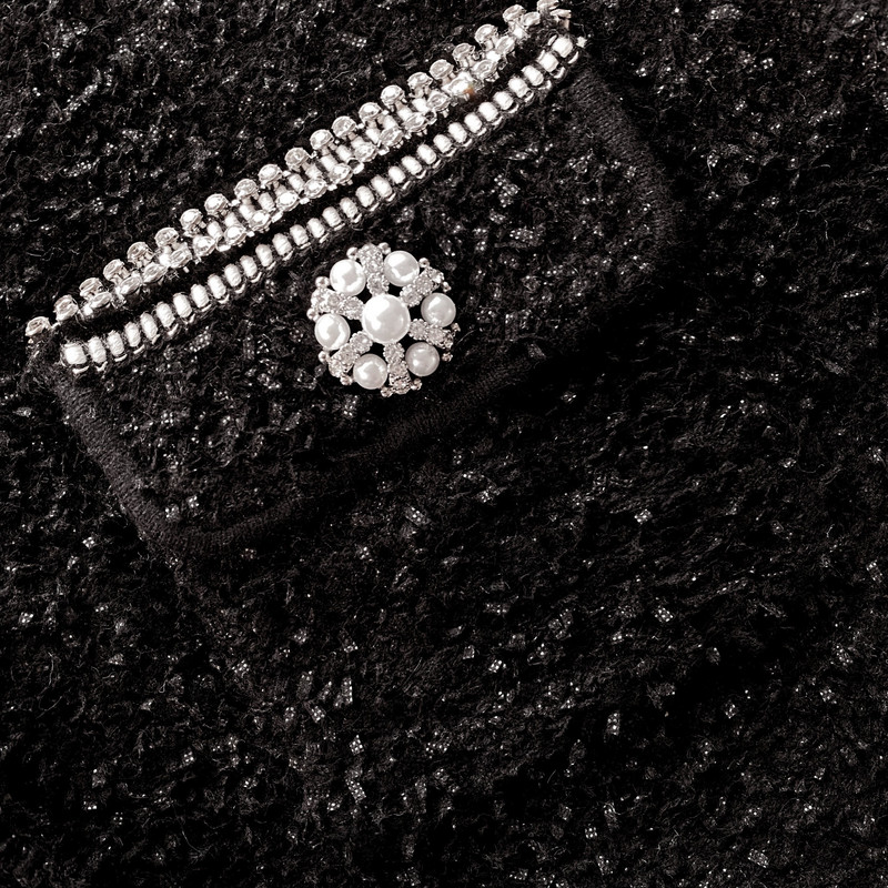 Black Tape Knit Cardigan 5