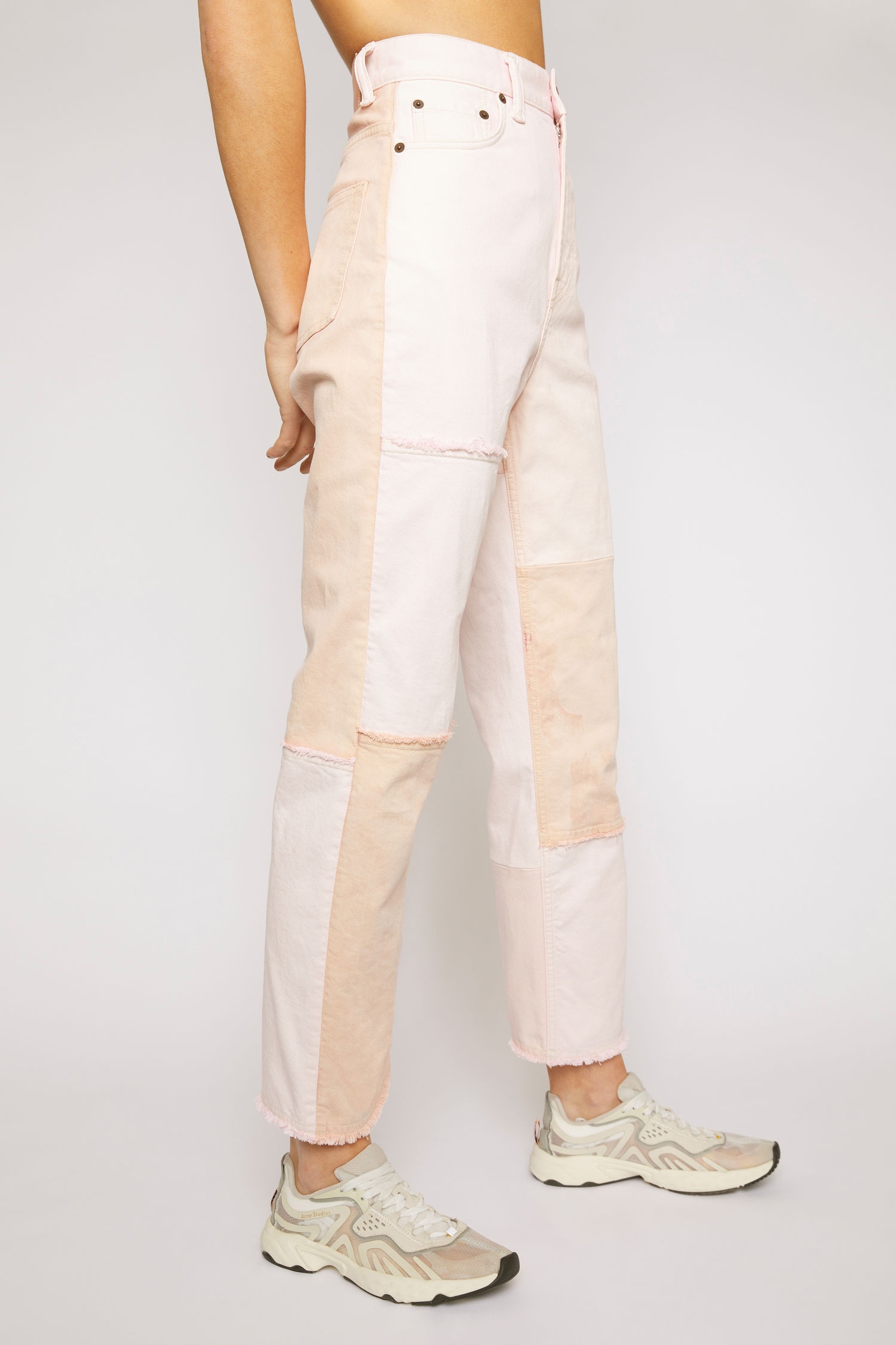 Recrafted tapered-fit jeans dusty pink - 4