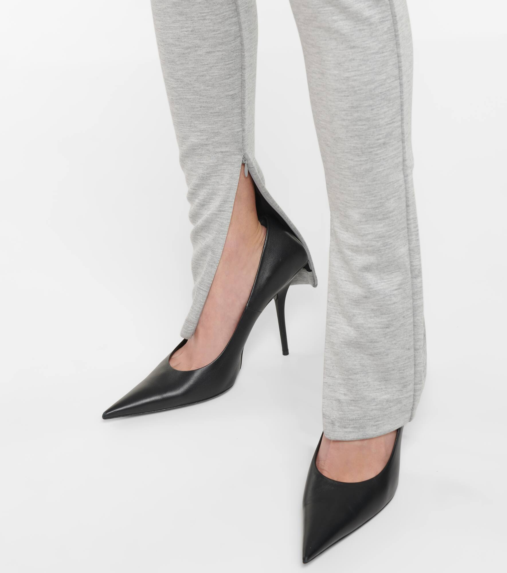 Jersey split-hem leggings - 5