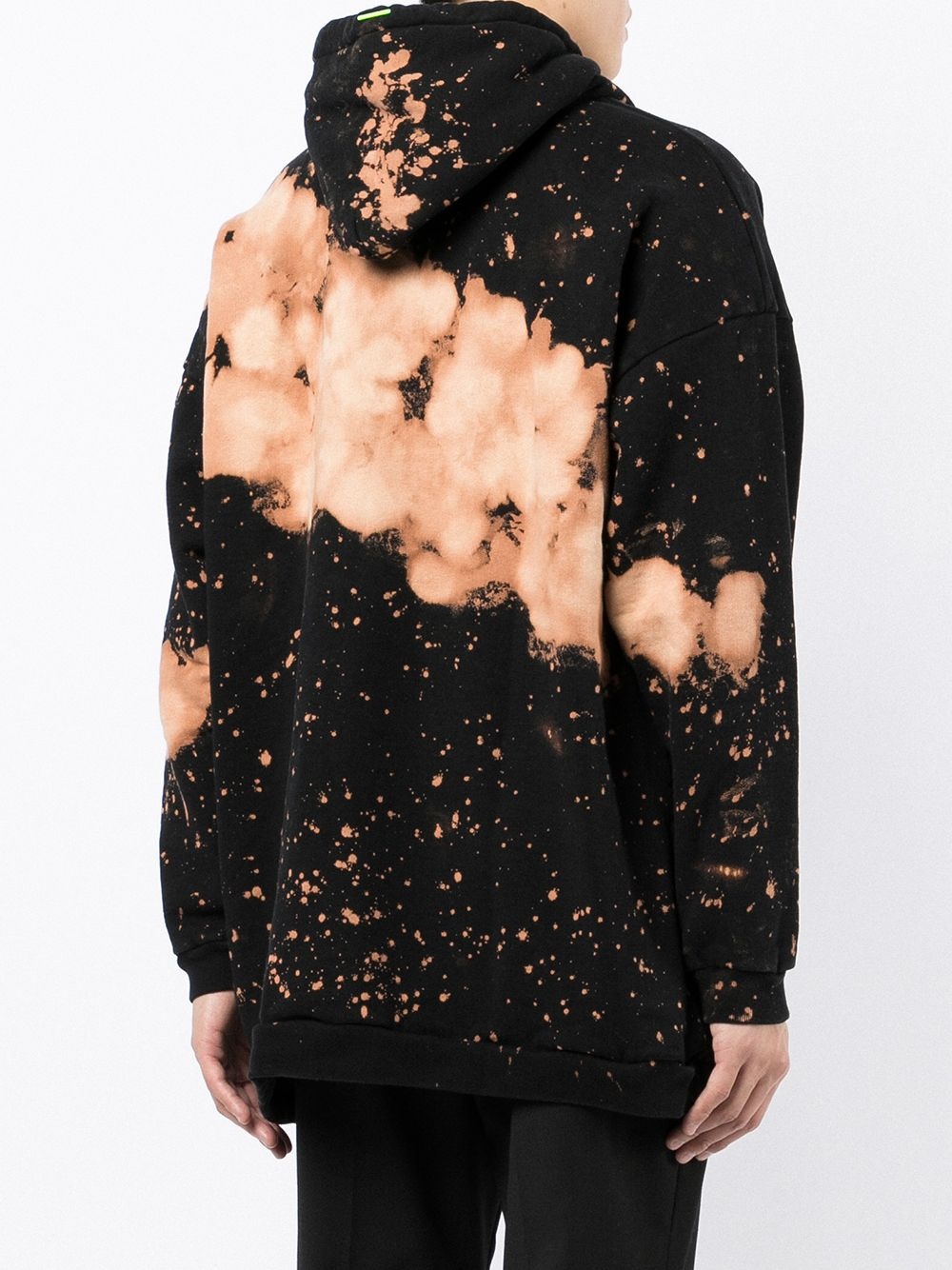 tie dye-print cotton hoodie - 4