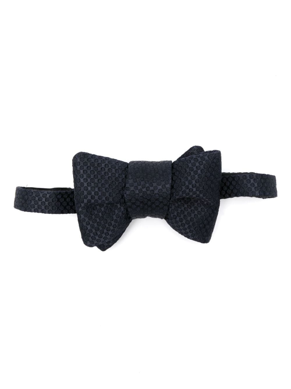 honeycomb-detailed bow tie - 1