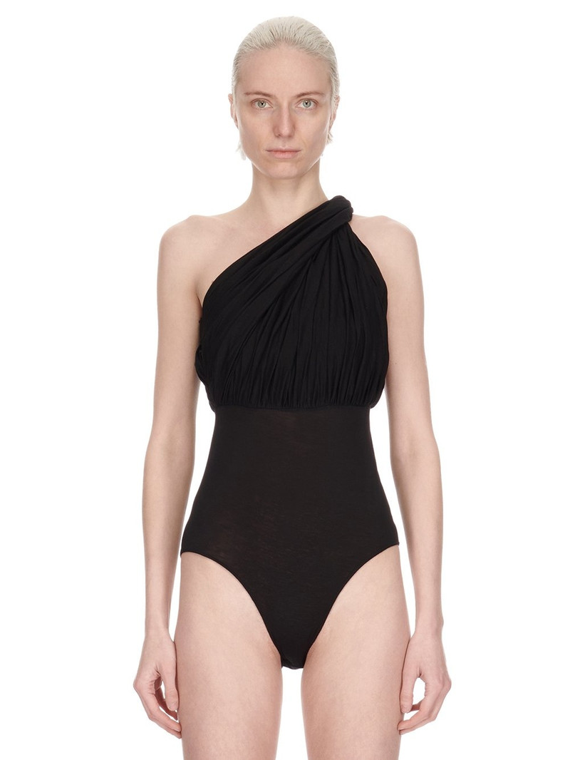 one-shoulder draped bodysuit 1