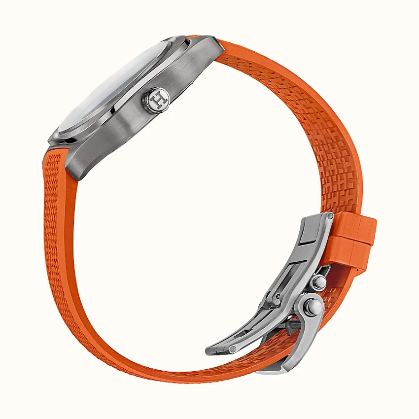 Hermes H08 watch, 39 x 39 mm - 3