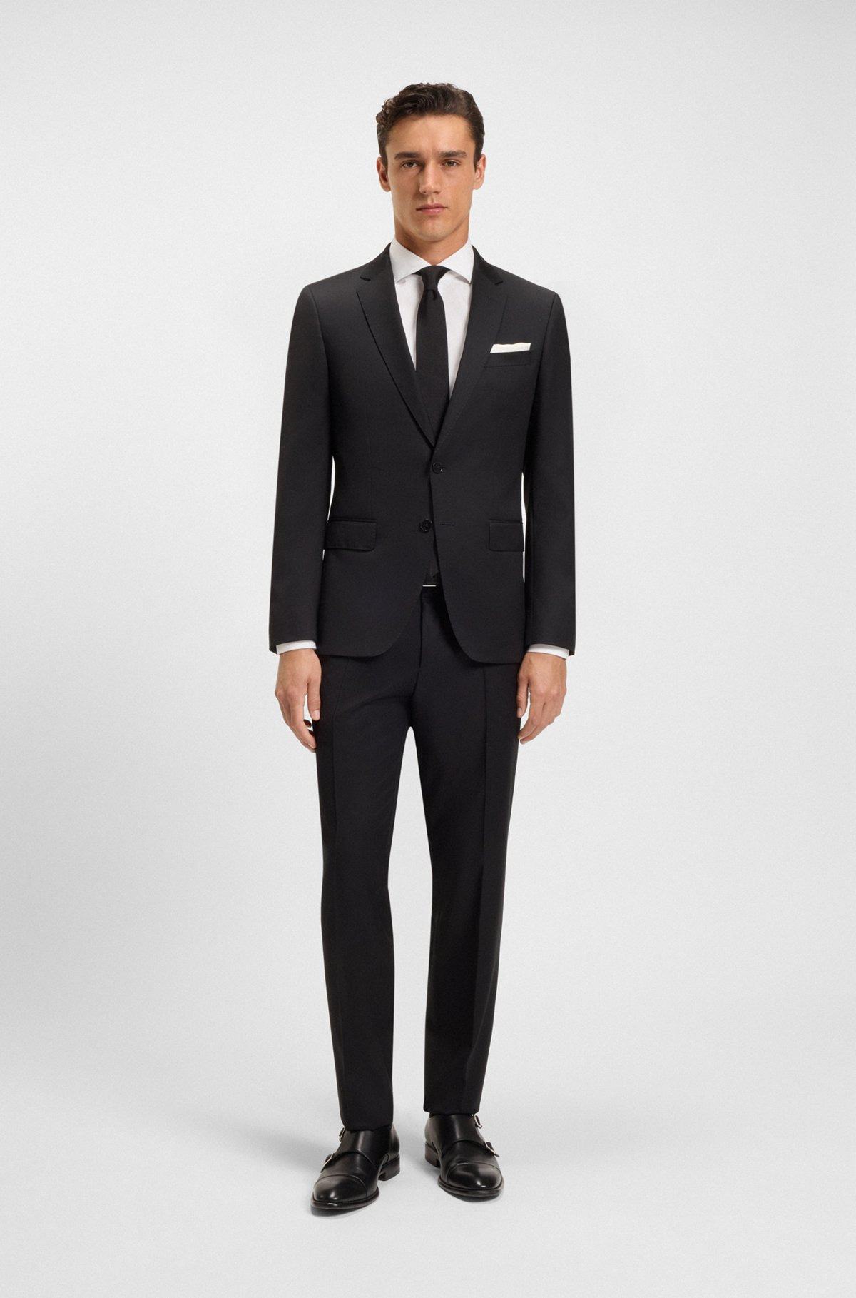 SLIM-FIT SHIRT IN EASY-IRON POPLIN - 4