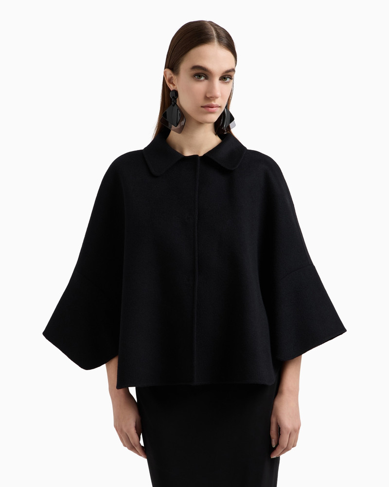 EMPORIO ARMANI VIRGIN WOOL CAPE outlook