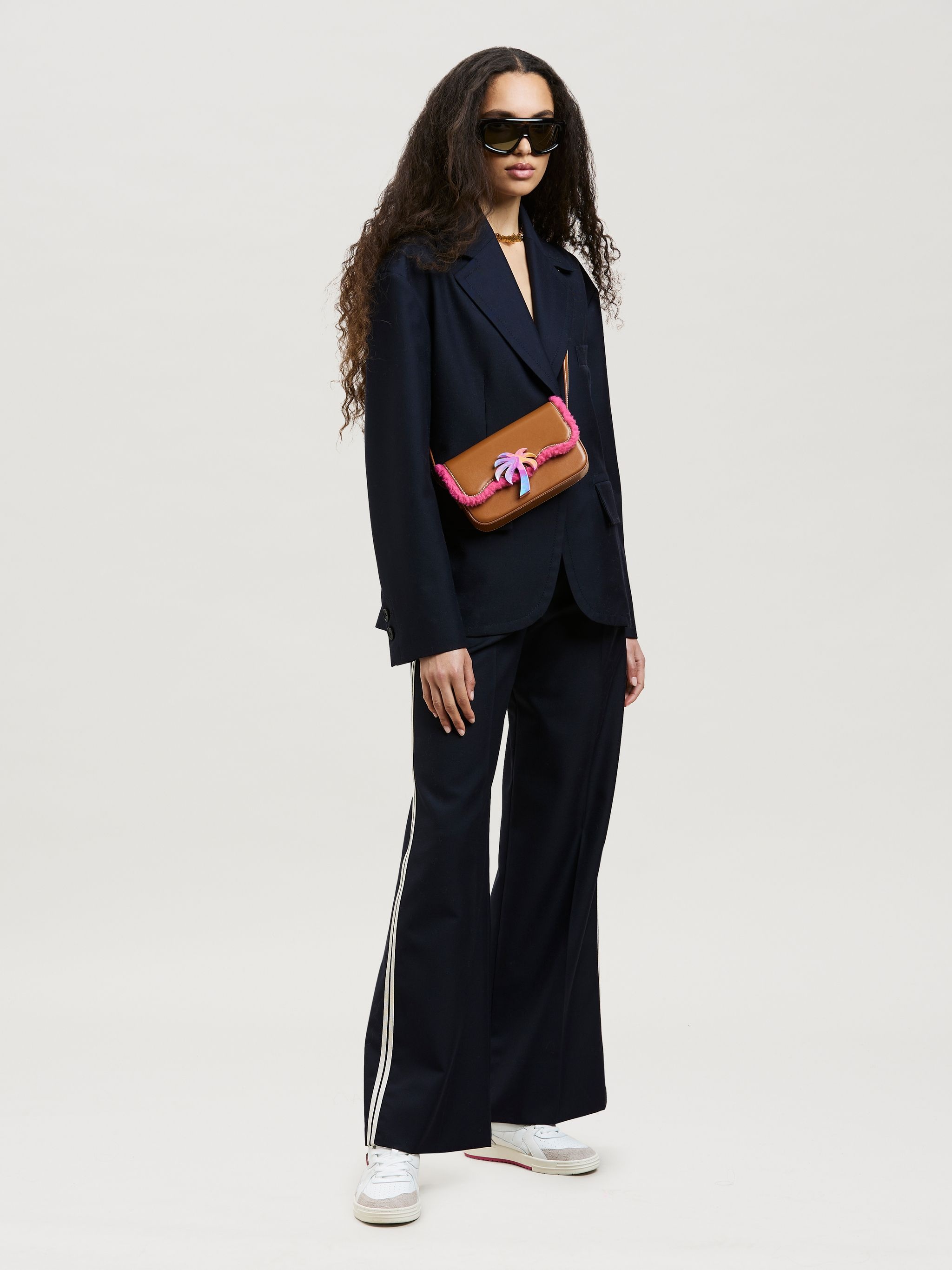 GABARDINE CRISS-CROSSED BLAZER - 2