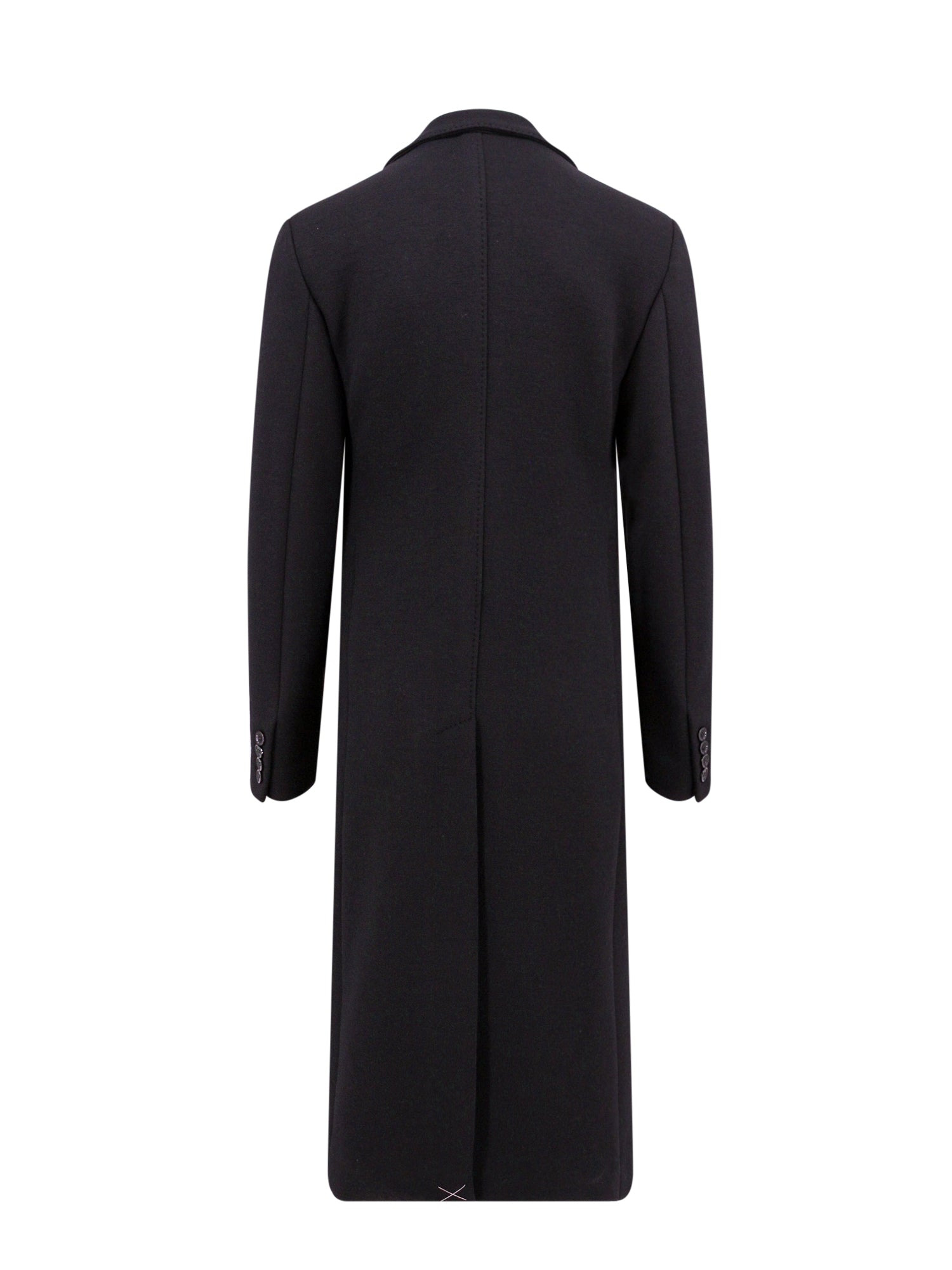 Virgin Wool Blend Flared Coat - 2