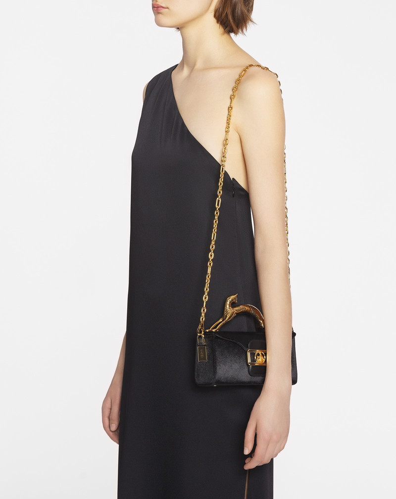 Lanvin NANO PENCIL CAT BAG IN VELVET outlook