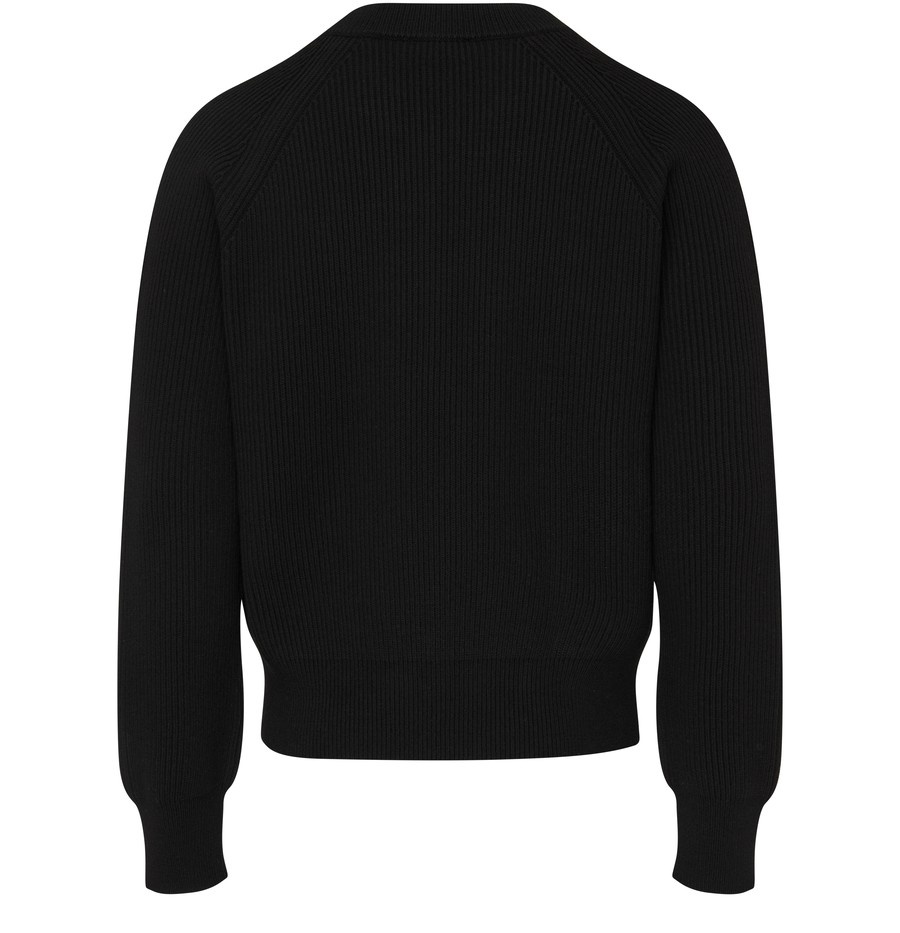 Knit Round Neck Sweater - 2
