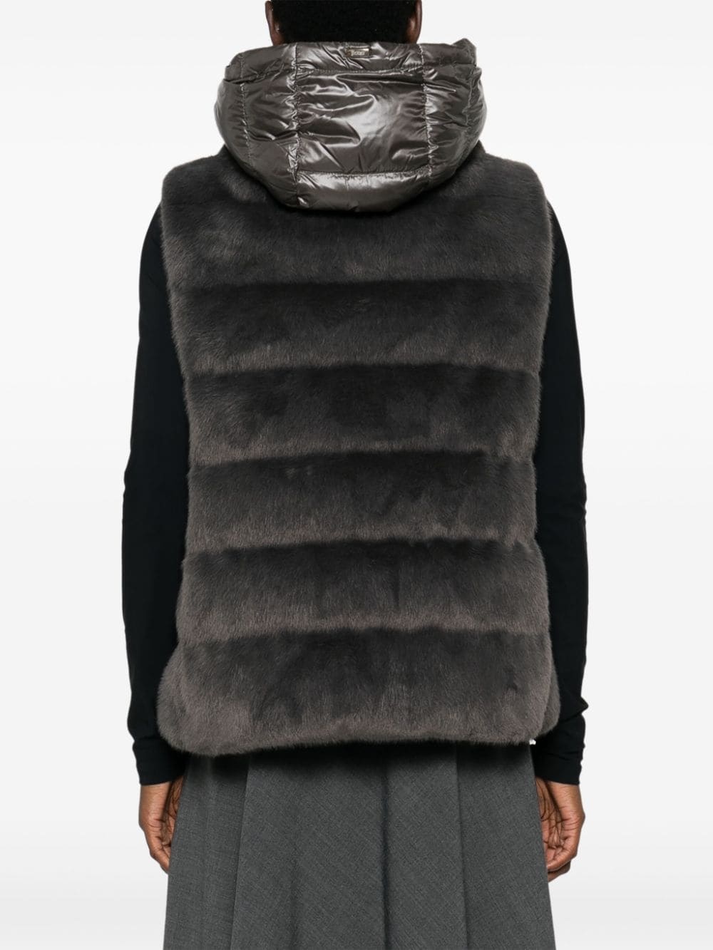 faux-fur hooded jacket - 4