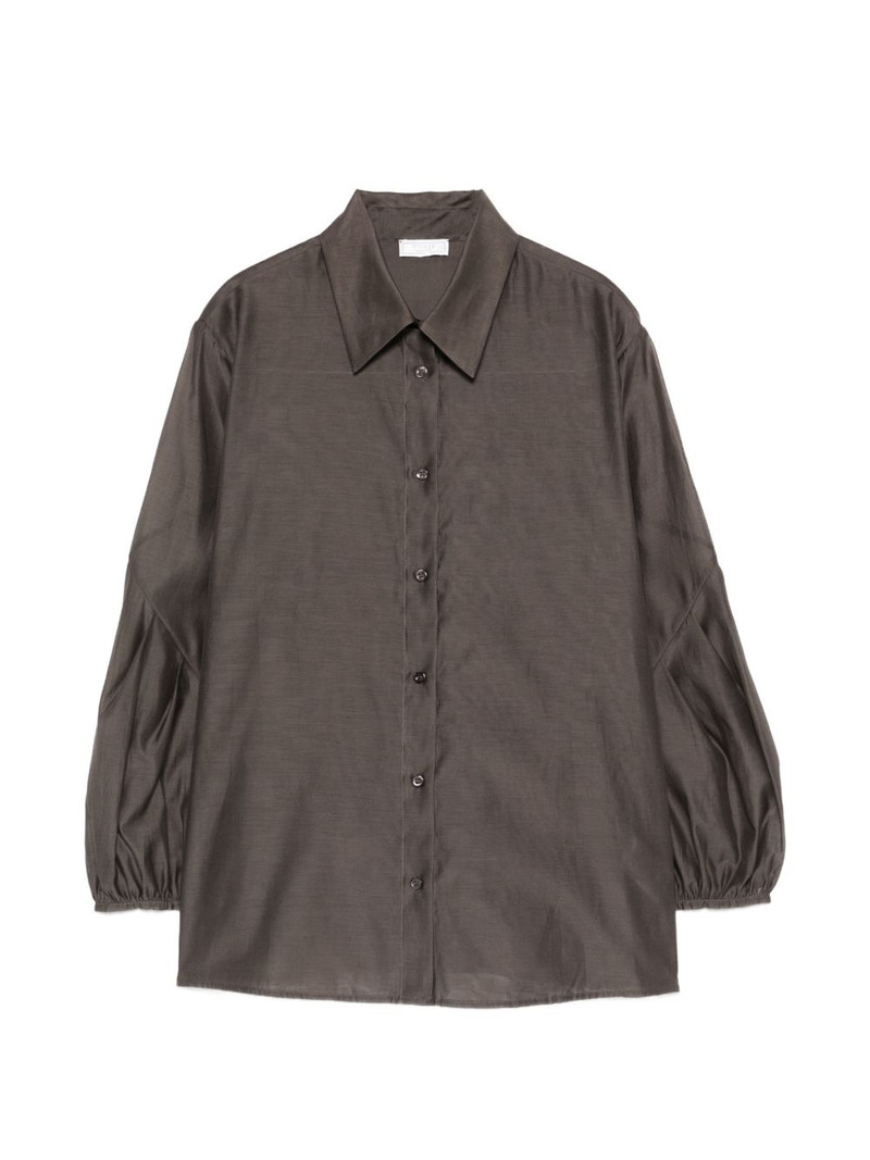 gathered-sleeve shirt 1