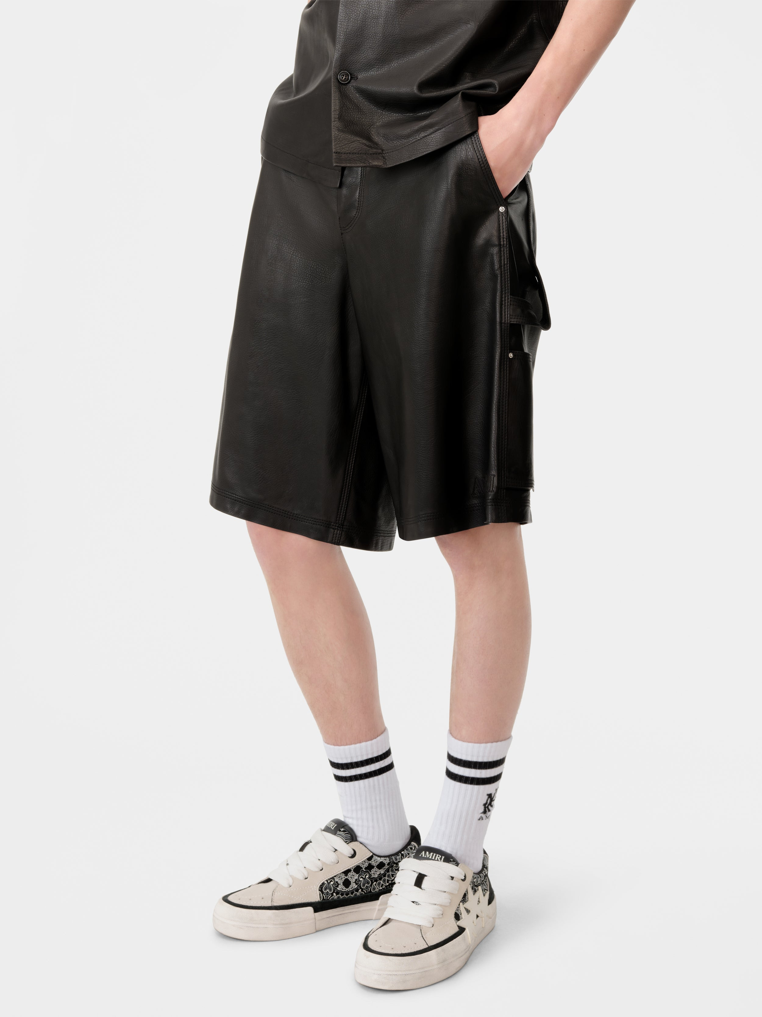 MA LEATHER CARPENTER SHORT - 5