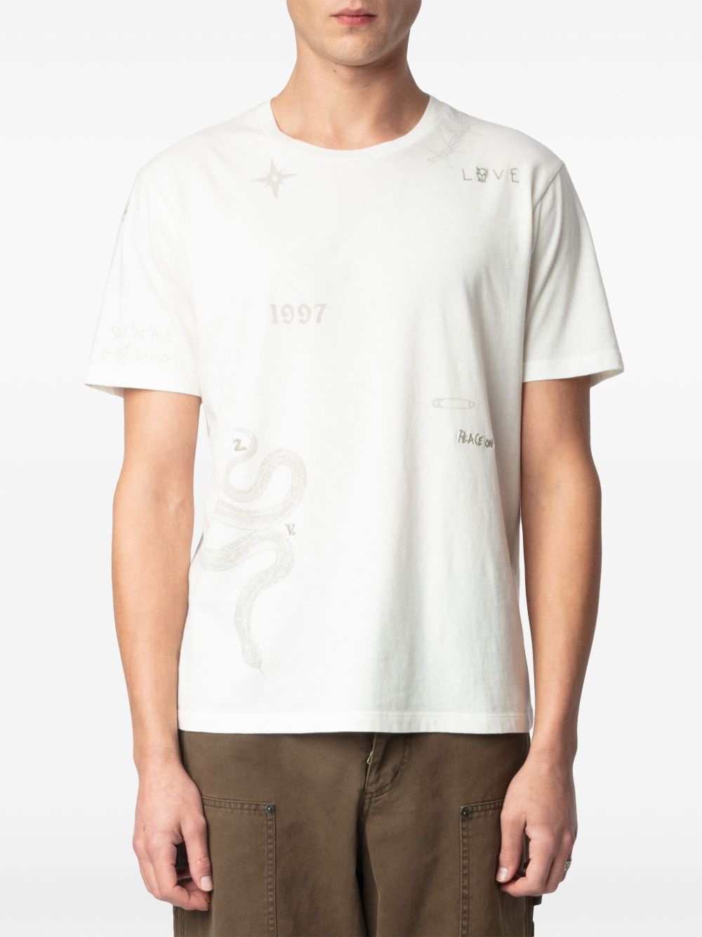 graphic-print T-shirt - 4