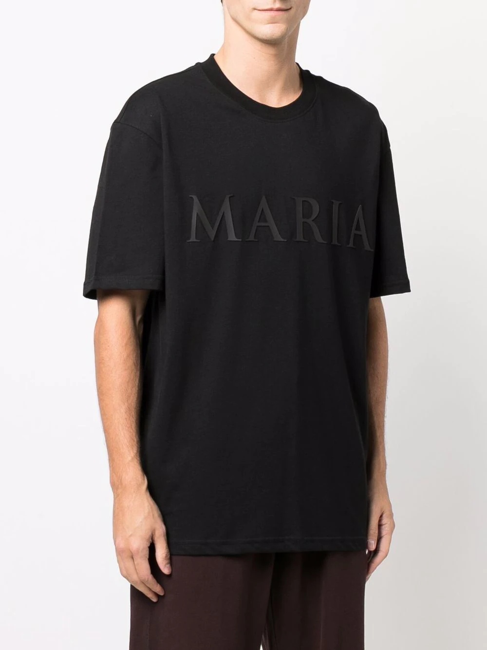 Maria slogan-print organic cotton T-shirt - 3