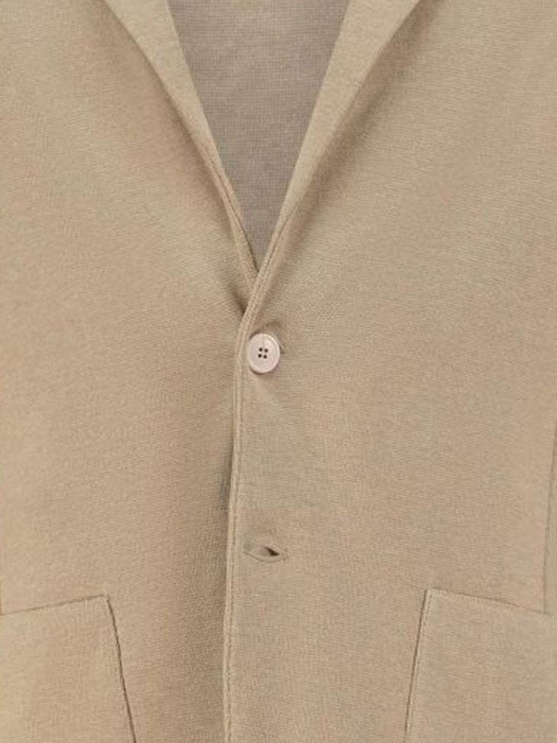 LARDINI brooch-detail single-breasted blazer outlook