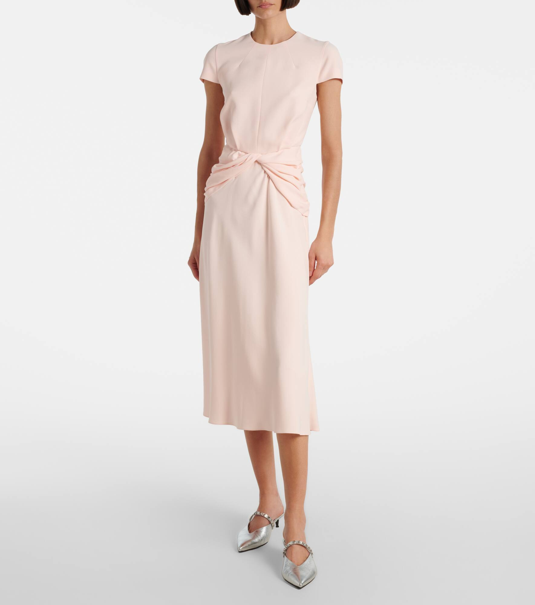 Crêpe midi dress - 2