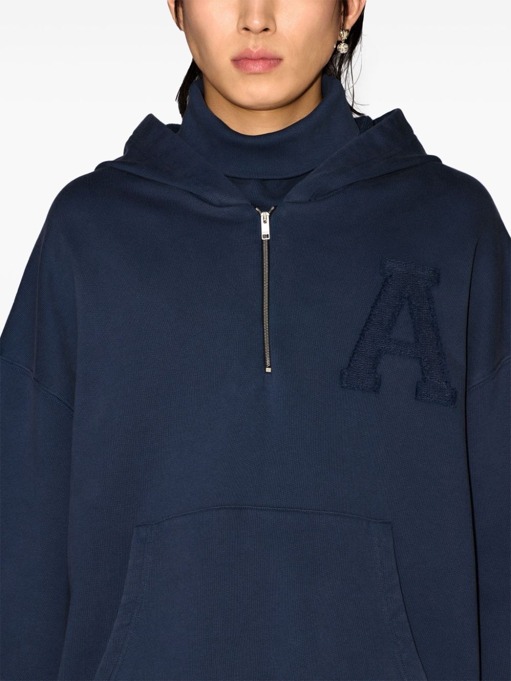 logo-patch hoodie - 6