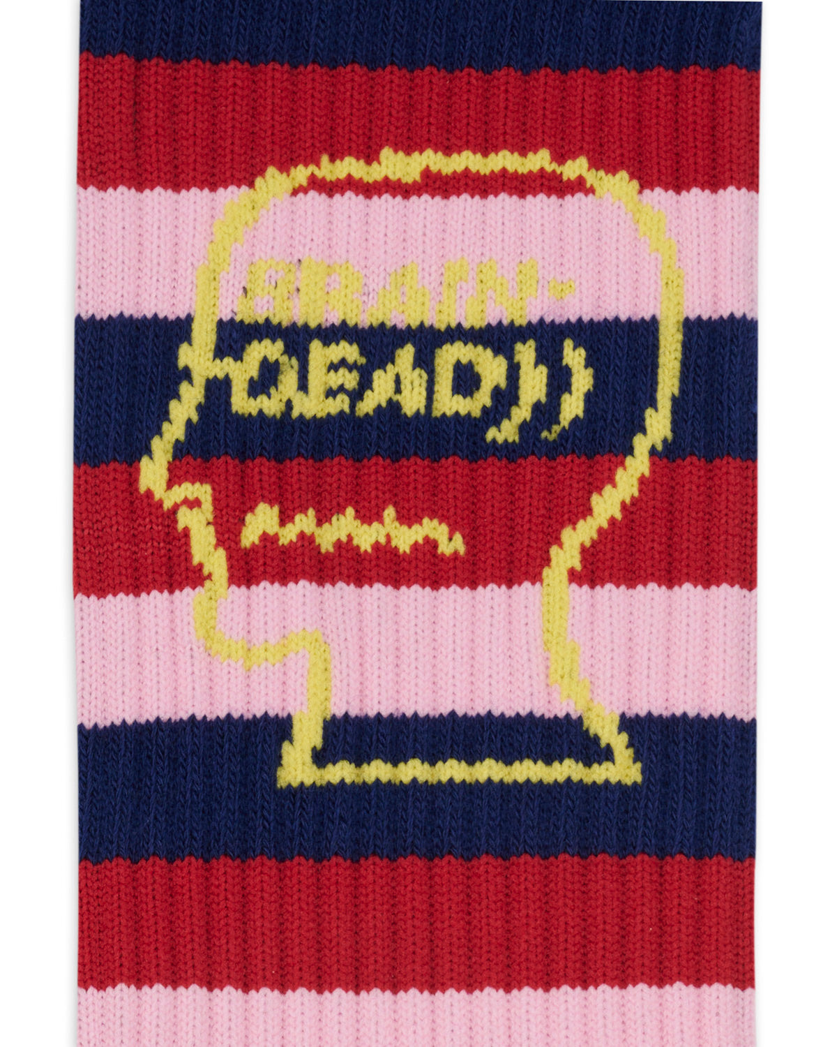 Striped Logo Head Sock - Navy - 3