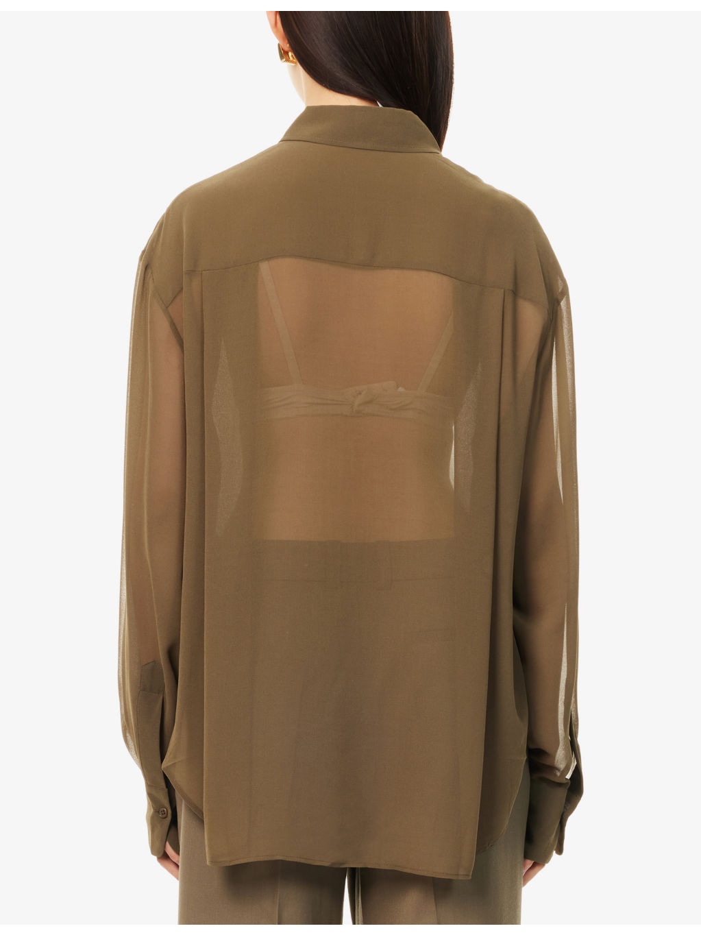 Peri Sheer Georgette Woven Shirt - 4