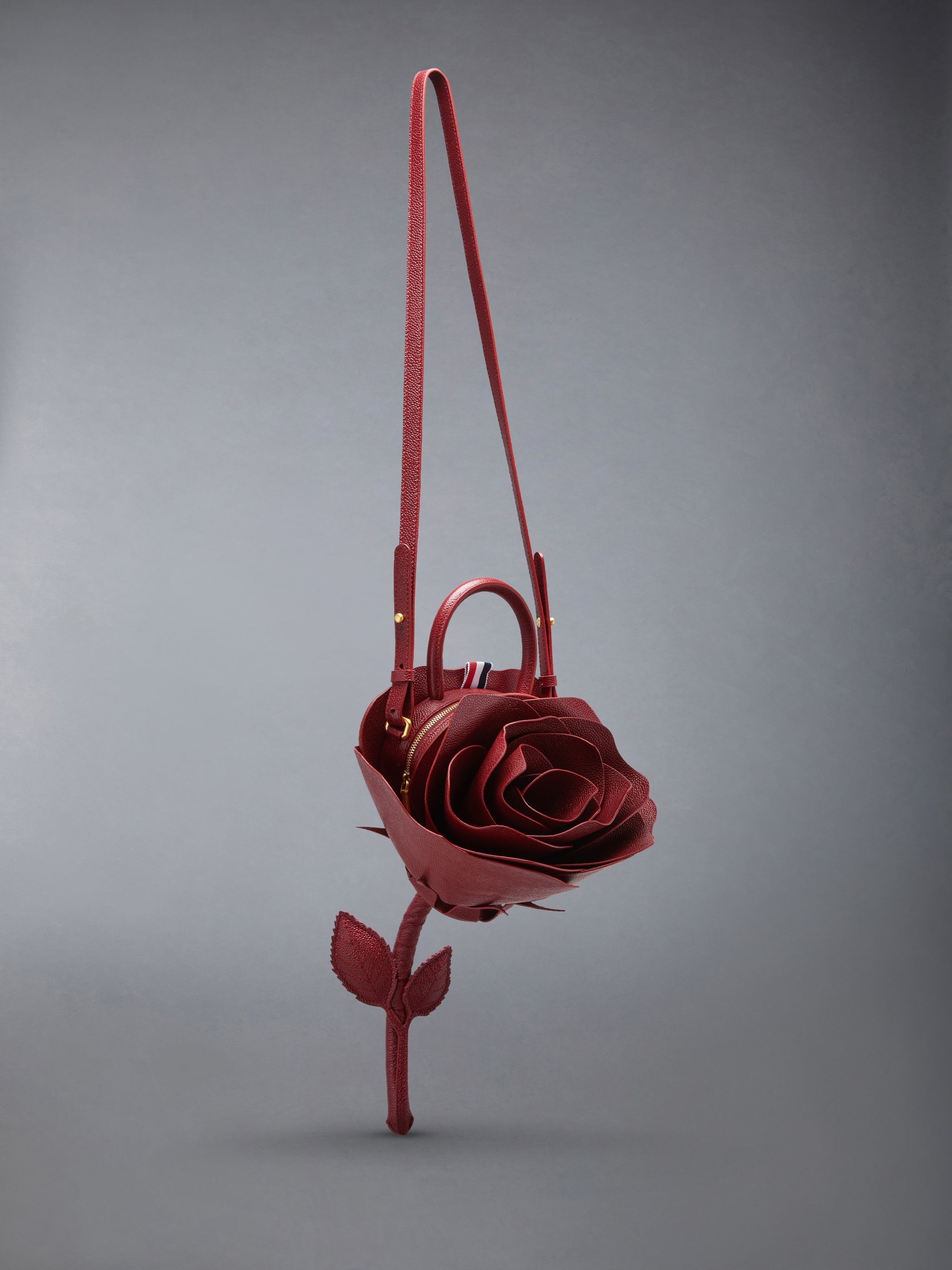 Pebble Grain Rose Small Crossbody Bag - 2