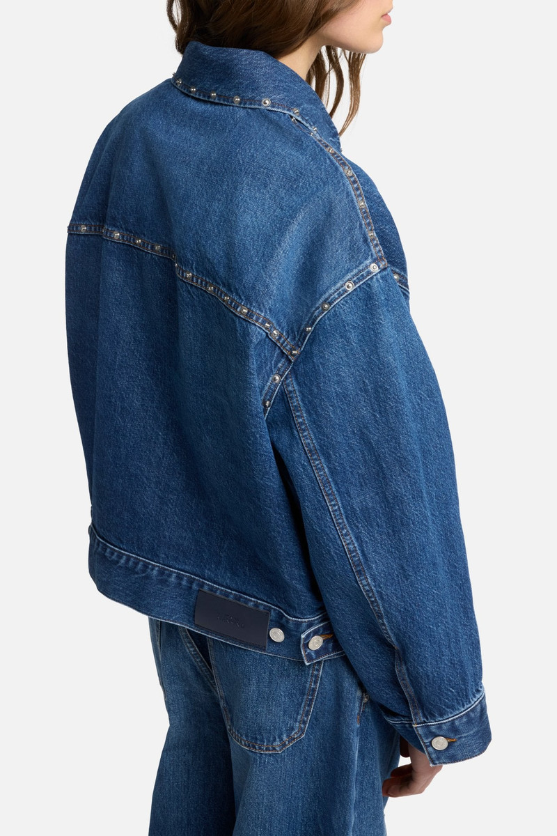 MANKIND Cropped Carpenter Jacket in Le Blue 4