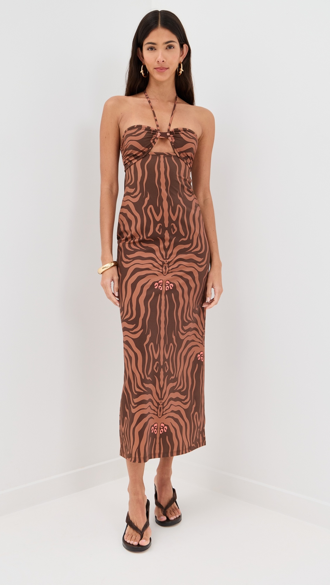Jungle Palms Midi Dress - 7