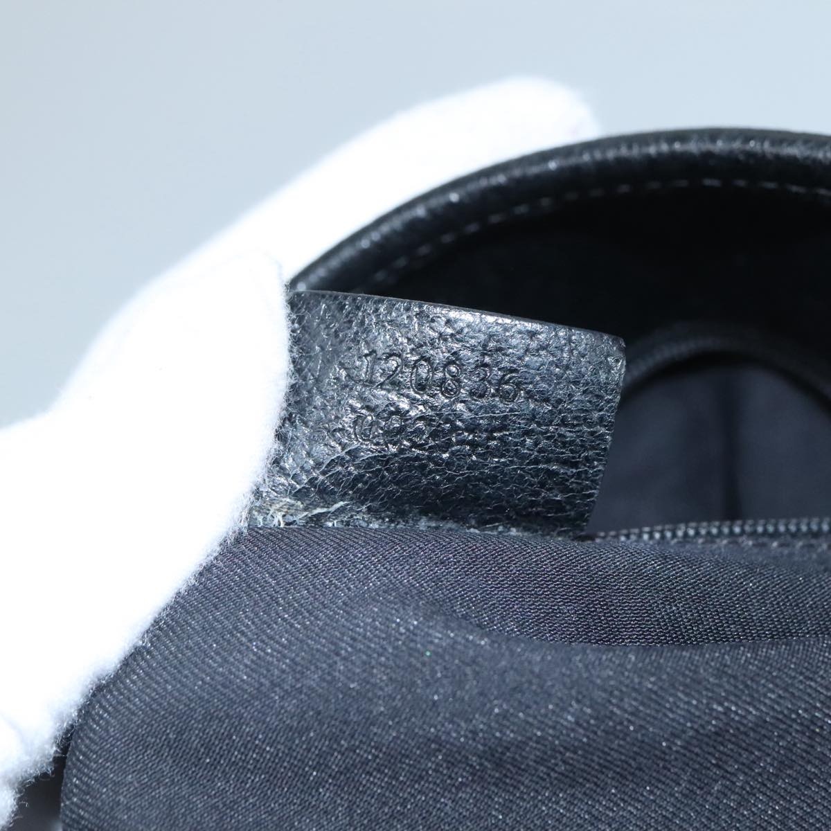 GUCCI GG Canvas Tote Bag Black - 12