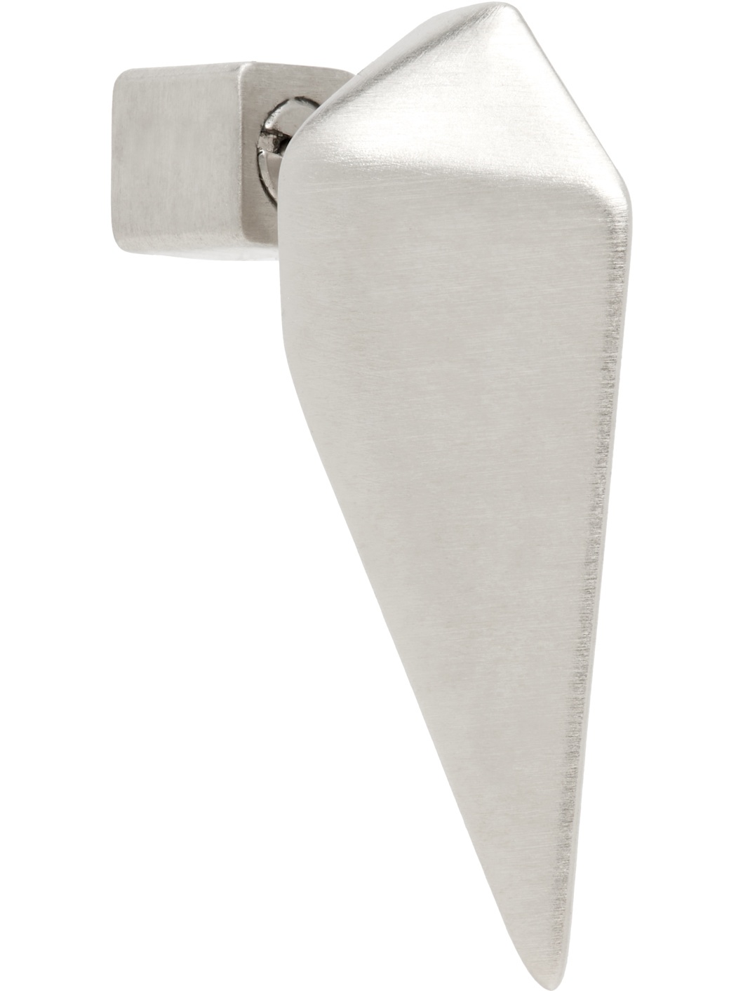 VIP【関税送料無料】希少 Rick Owens Single Earring pyramid Rick Owens Silver Hollywood Mini Pyramid Single Earring