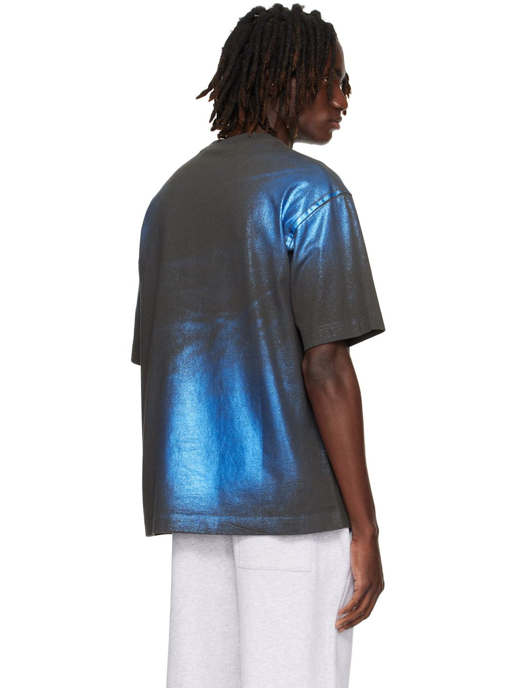 Khaki & Blue Logo T-shirt - 3