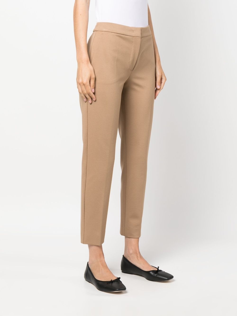 mid-rise cropped trousers - 3