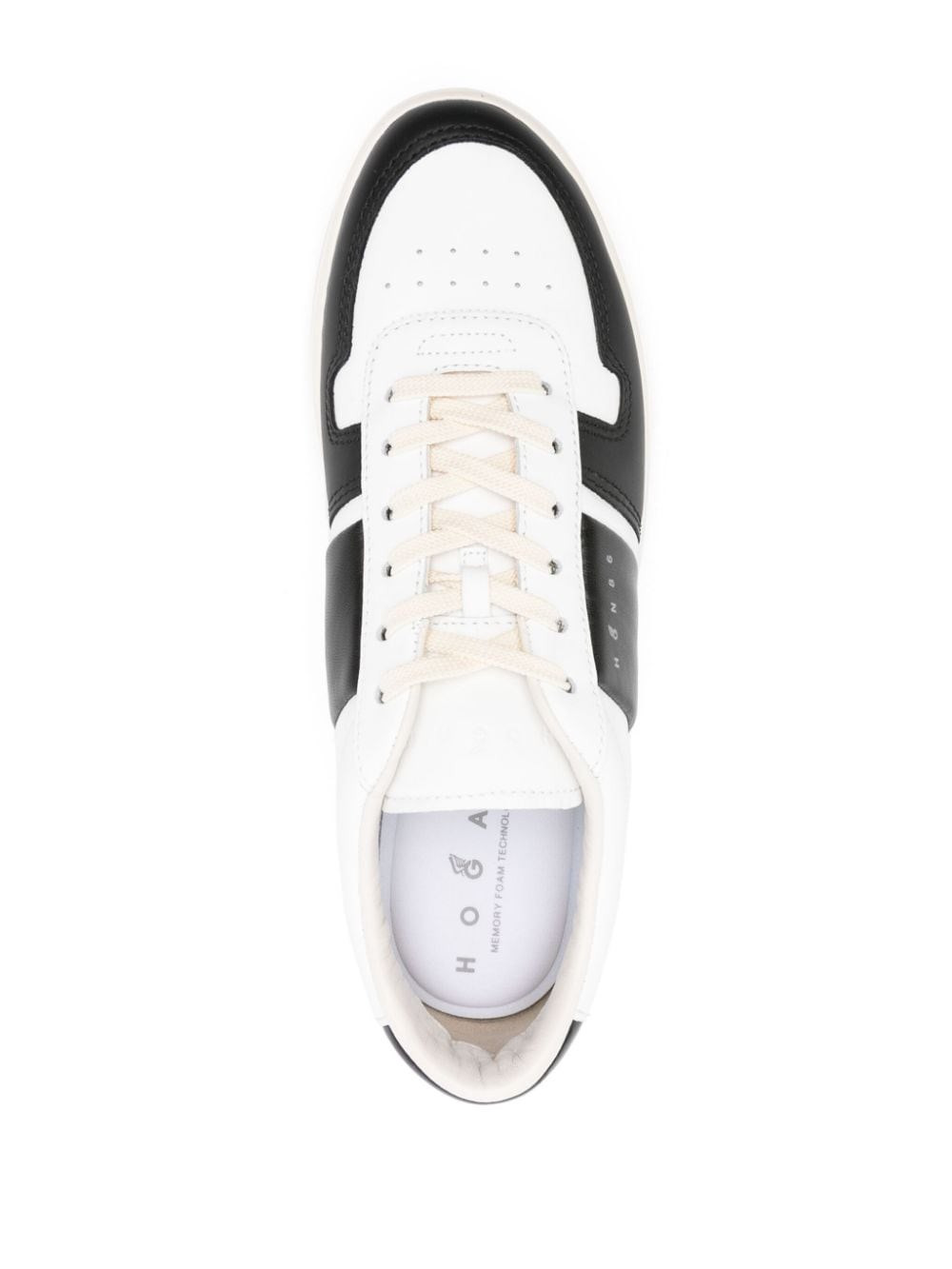 H668 leather sneakers - 4