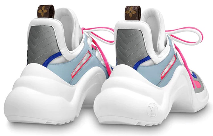 (WMNS) LOUIS VUITTON LV Archlight Sports Shoes Pink/White/Blue 1A65K6 - 5