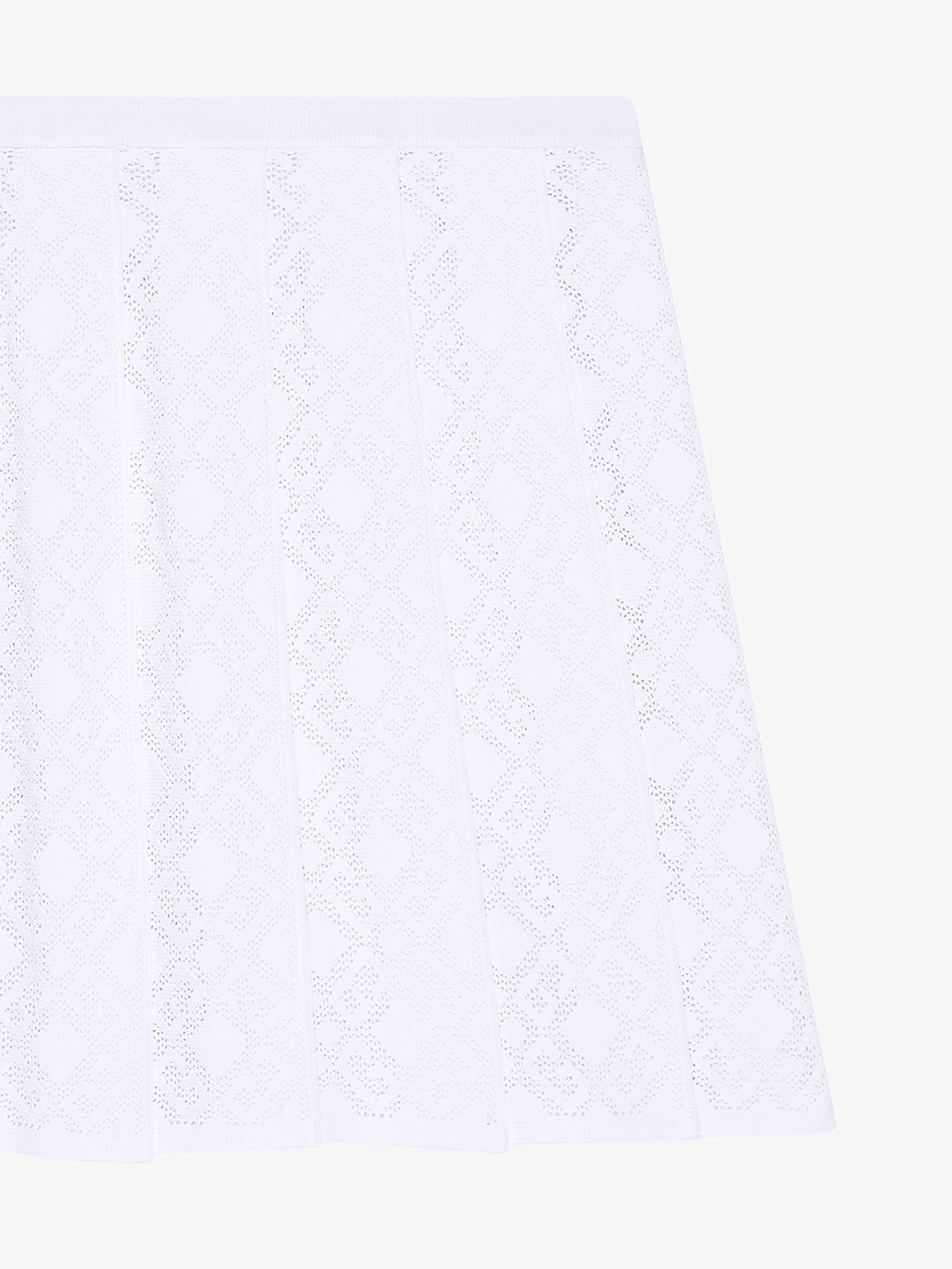 PLEATED SKIRT IN MONOGRAM 72 JACQUARD - 2