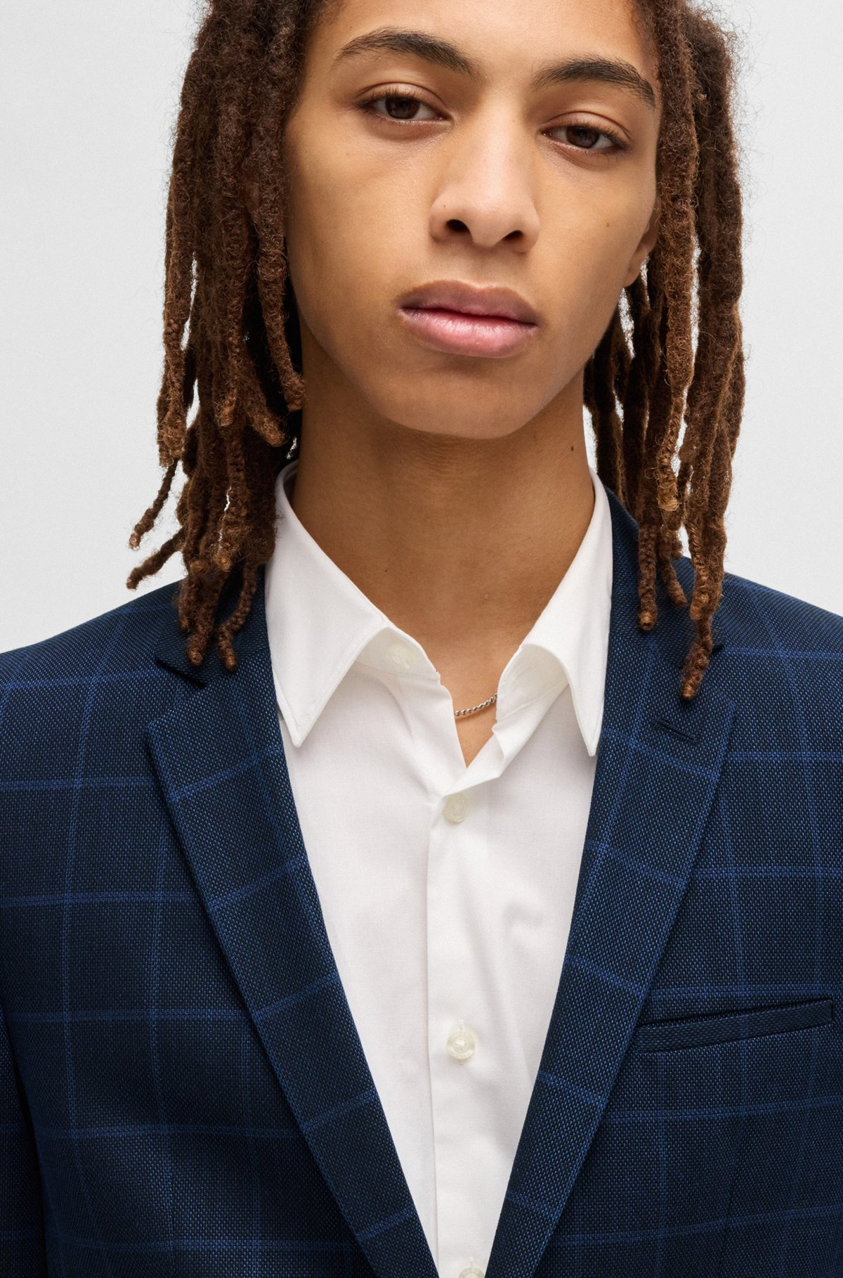 EXTRA-SLIM-FIT SUIT JACKET IN PERFORMANCE-STRETCH CLOTH - 5