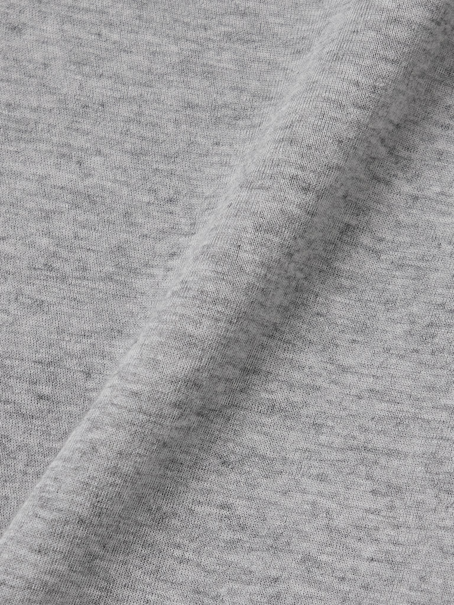 Elin cotton and cashmere-blend T-shirt Light gray - 5