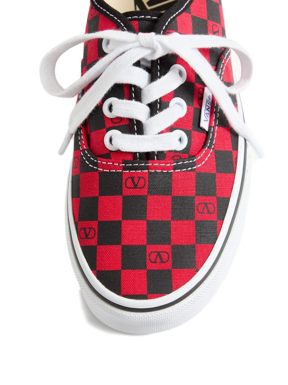 x Vans V-logo checkerboard sneakers - 5