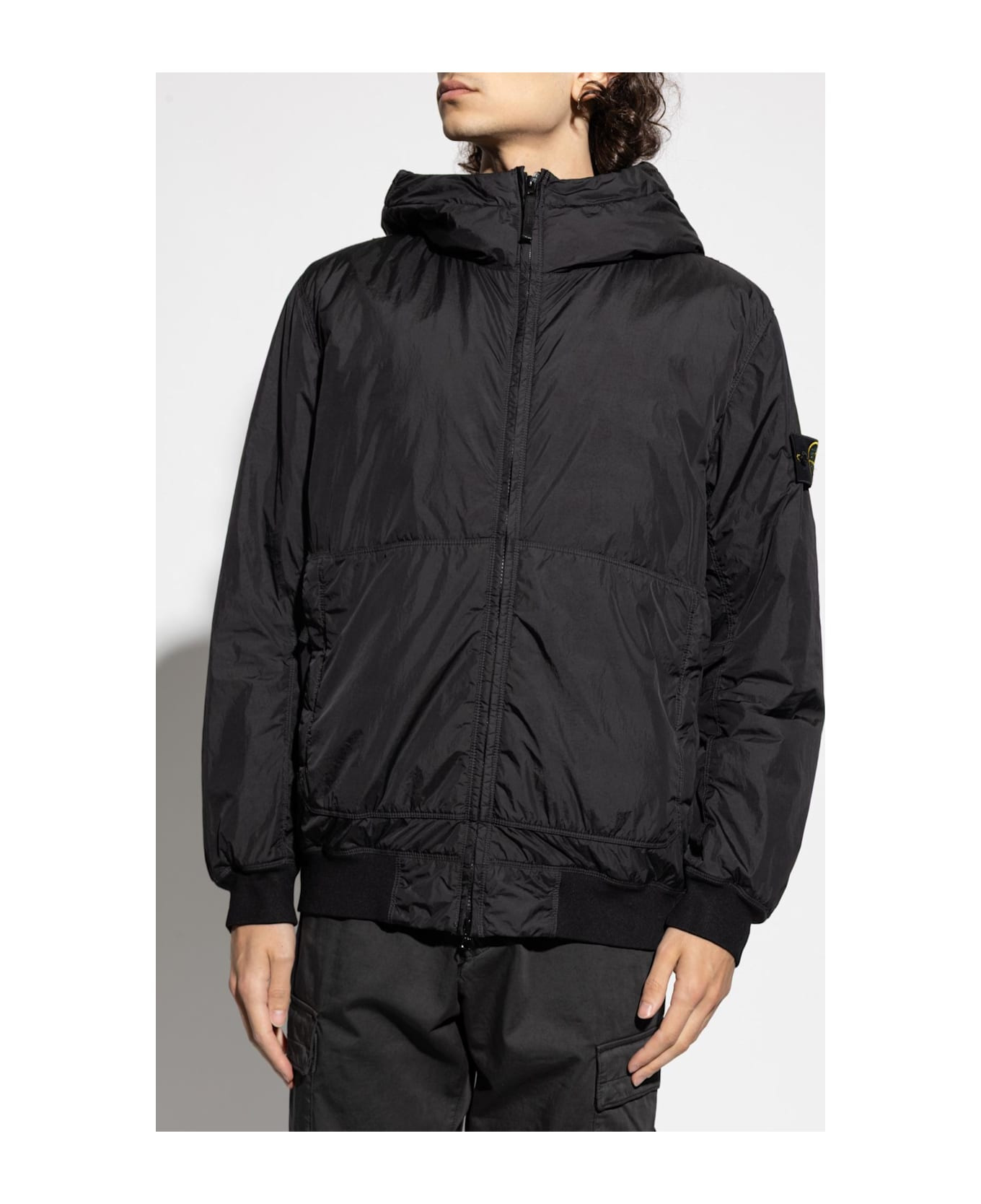 Stone Island Hooded Jacket 'garment' - 3