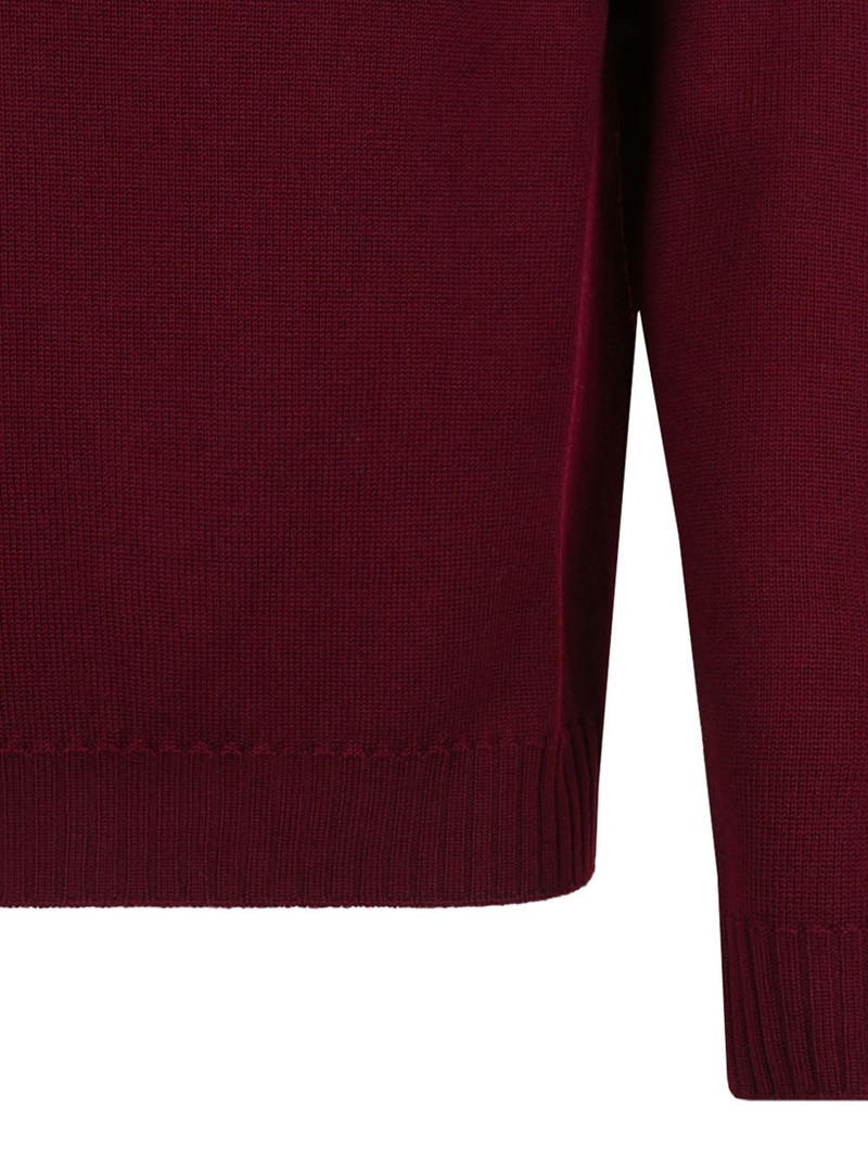 ribbed logo sweater 4